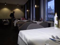 Het is door het coronavirus rustig in restaurant De Swaen in Oisterwijk.
