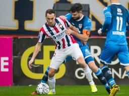 Freek Heerkens in actie in het duel met Heracles Almelo (foto: Hollandse Hoogte).