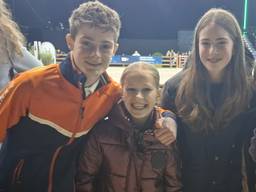 Tim van den Heuvel, Lotte Bullens, Maud van Gerwen en Noor Smits. (Foto: Leon Voskamp)