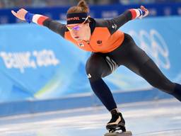 Ireen Wüst trainde al in Peking op de Olympische baan