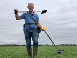 Hans Wagemakers mag wel dé goudzoeker van Raamsdonk worden genoemd (foto: Erik Peeters).