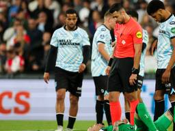 RKC Waalwijk, met links Mohamed Ihattaren, verloor van Feyenoord. (Foto: Hans van der Valk/Orange Pictures)