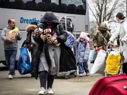 De asielopvang in Uden (foto: ANP/Rob Engelaar).