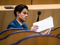 Rob Jetten in de Tweede Kamer (foto: Bart Maat/ANP).