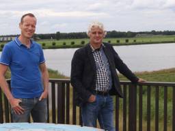 Bart Engels en Peter van Dijk van Waterschap Aa en Maas.