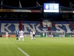 Willem II speelde tegen Sparta Rotterdam zonder de steun van de KingSide. (Foto: ANP, Jeroen Putmans)