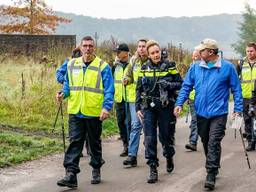 Het Veteranen Search Team in actie tijdens een vorige zoektocht (Archieffoto: SQ Vision).