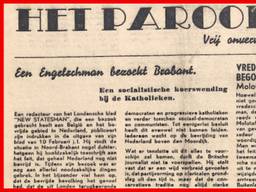 De krant van 27 april 1945 (foto: Jan de Wit).