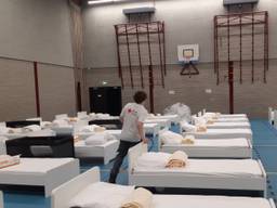 De bedden staan klaar in 't Hazzo (foto: gemeente Waalre).