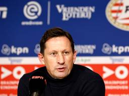 PSV-trainer Roger Schmidt (foto: ANP). 