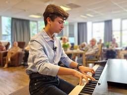 De 12-jarige Christian Gilissen uit Berlicum (foto: Noël van Hooft)
