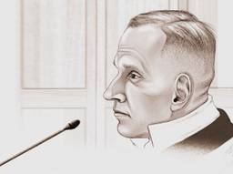 Coen K. stond woensdag voor het eerst voor de rechter (tekening: Adrien Stanziani).