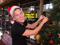 Karin Slob zorgde voor de aankleding.