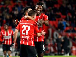 Feestvreugde bij PSV, teleurstelling bij NAC (Foto: ANP)