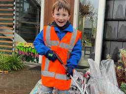 Oscar is een van de jongste klimaatburgemeesters van Nederland (privéfoto).