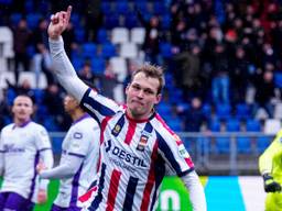 Thijs Oosting kende een droomdebuut met twee doelpunten (foto: Orange Pictures).