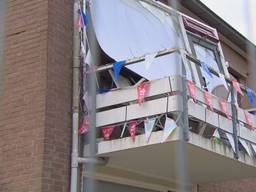 De schade aan het appartement was enorm (foto: Omroep Brabant).