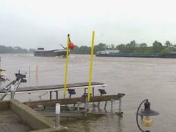 Hoogwater bij Maashees in de gemeente Boxmeer.