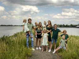 Familie Zeldenrust uit Een Huis Vol. KRO-NCRV (Foto: Stijn Ghijsen) 