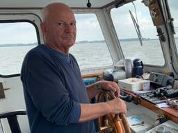 Schipper Jan Blokland redde vier mensen uit het Hollands Diep. (foto: Eva de Schipper)