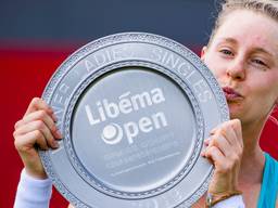 De Amerikaanse Alison Riske de laatste winnares in 2019 van het grastoernooi van Rosmalen (foto: ANP).