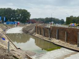 Het gaat langer duren voordat de fietstunnel bij Nistelrode klaar is