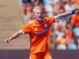 Tjep Hoedemakers doet met Nederland mee aan het EK hockey (foto: ANP/IMAGO/Maximilian Koch).