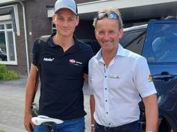 Mart Verhees  en Mathieu  van der Poel bij de Acht van Chaam