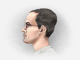 Lennard C. (rechtbanktekening: Adrien Stanziani)