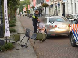 Terras kapotgereden tijdens politieachtervolging in Breda