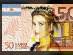 Het 50 eurobiljet met Máxima. 