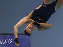 Else Praasterink in actie op het WK in Singapore (foto: EPA/Rungroj Yongrit, via ANP).