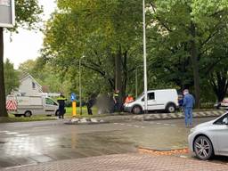 Woensdag vloog er opnieuw een auto uit de bocht (foto: Lindy van den Eenden).