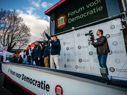 Forum voor Democratie in maart 2021 in Eindhoven (Foto: ANP).