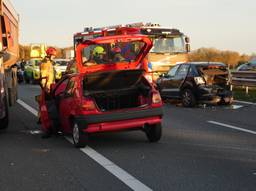 Dagje Efteling eindigt met botsing op A59: familie komt met de schrik vrij