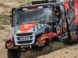 Vick Versteijnen in actie tijdens de Dakar Rally 2023