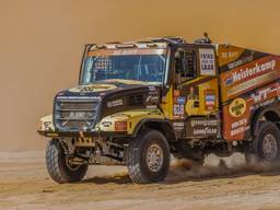 Anja van Loon deed vorig jaar in een truck mee aan de Dutch Dakar (foto: ANP/Gerard Laurenssen).