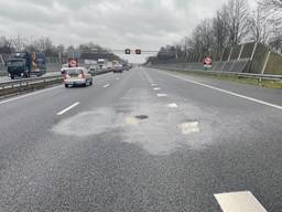 A2 bij Eindhoven woensdagavond dicht door spoedwerkzaamheden (foto: Rijkswaterstaat).