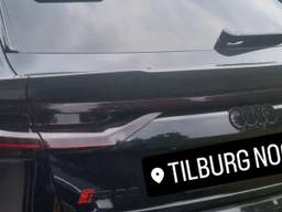 De Audi RSQ8 reed veel te hard (foto: Instagram politie_groenebeemden).