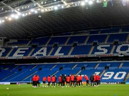 PSV trainde woensdagavond in Estadio Anoeta (Foto: ANP)