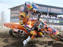 Jeffrey Herlings tijdens de GP van Vlaanderen (foto: ANP).