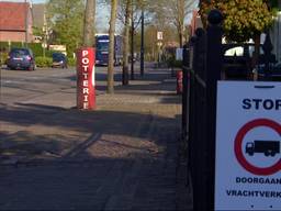 Een droom van alle inwoners van Chaam: vrachtverkeer weren uit de dorpskom.