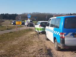 Een dag eerder rukte de politie ook al uit voor een groep crossers (foto: gemeente Halderberge).