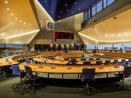 De vergaderzaal in het provinciehuis in Den Bosch (foto: ANP).