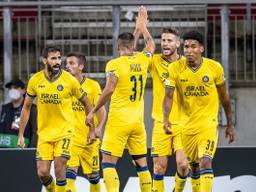 Maccabi Tel Aviv viert een doelpunt (Foto: ANP)