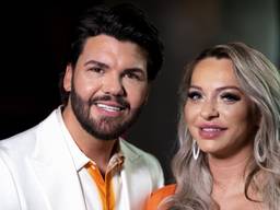 Roy Donders en zijn vriendin Michelle (Foto: ANP). 
