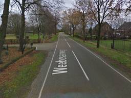 De Weebosserweg in Bergeijk (beeld: Google Streetview).