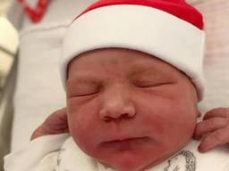 Ruby is op eerste kerstdag geboren. Foto: Bravis Ziekenhuis.