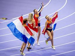 Nederlandse vrouwen pakken zilver op 4x400m estafette (Foto: ANP)