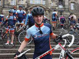 Sander fietst van Auschwitz naar Westerbork (Foto: Biermann, biermannonline.de). 